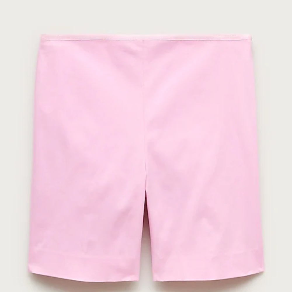 J.Crew Bermuda cotton sateen Women's Pink High-Waist Shorts size 4 New